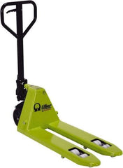 Vestil - 5,500 Lb Capacity, 7-7/8" Lift Hand Pallet Truck - 3-3/8" to 7.88" Lift Height, 32" Fork Length x 16" Fork Width, 15-3/4" Overall Width - Eagle Tool & Supply