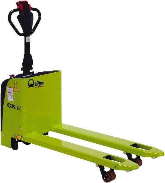 Vestil - 2,500 Lb Capacity, 7-7/8" Lift Hand Pallet Truck - 3-3/8" Min Lift Height, 45" Fork Length x 20" Fork Width, 20-1/2" Overall Width - Eagle Tool & Supply