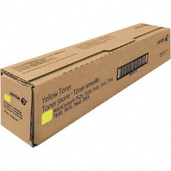 Xerox - Yellow Toner Cartridge - Use with Xerox WorkCentre 7525, 7535, 7530, 7545, 7556 - Eagle Tool & Supply