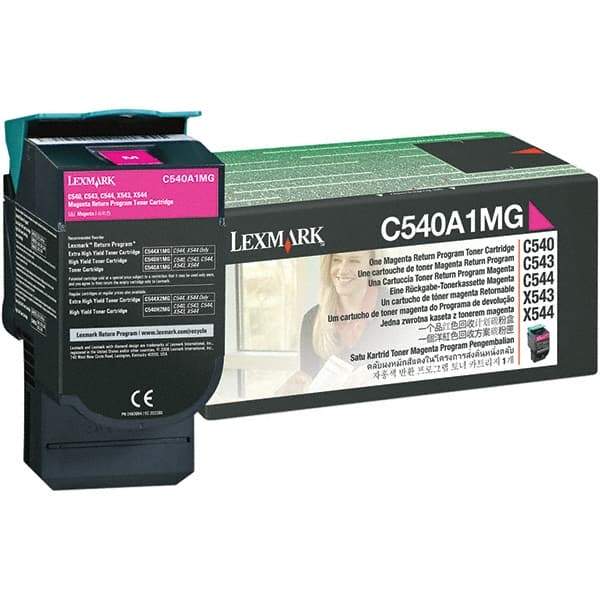 Lexmark - Magenta Toner Cartridge - Use with Lexmark C540n, C543dn, C544dn, C544dtn, C544dw, C544n, C546dtn, X543dn, X544dn, X544dtn, X544dw, X544n, X546dtn - Eagle Tool & Supply