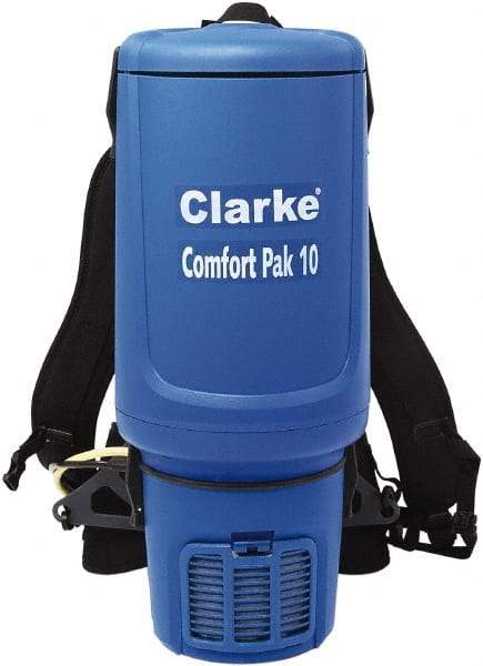 Clarke - Backpack Vacuum Cleaner - 120 Volts, 10 Amps, Accessories Included - Eagle Tool & Supply