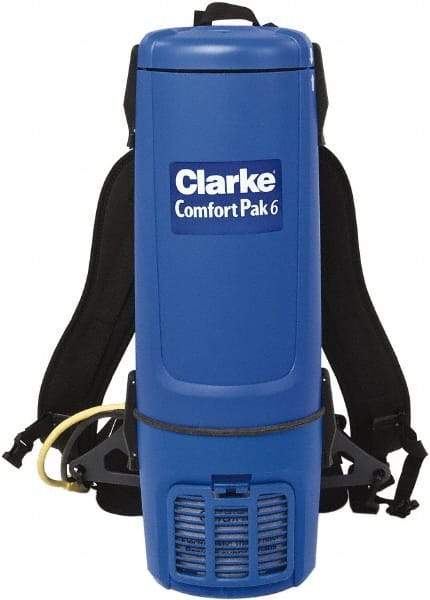 Clarke - Backpack Vacuum Cleaner - 120 Volts, 10 Amps, Accessories Included - Eagle Tool & Supply