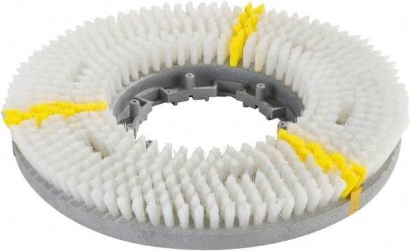 Carlisle - Rotary Brush - 19" Machine, 1-1/2" Trim Length, White Pad, Nylon - Eagle Tool & Supply