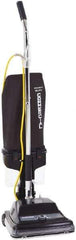 Clarke - Single Motor Bagless Upright Vacuum Cleaner - 12" Cleaning Width, 7" Amps, Ergonomic Handle - Eagle Tool & Supply