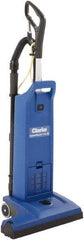 Clarke - Dual Motor Upright Vacuum Cleaner - 17-1/2" Cleaning Width, 9" Amps, Ergonomic Handle - Eagle Tool & Supply