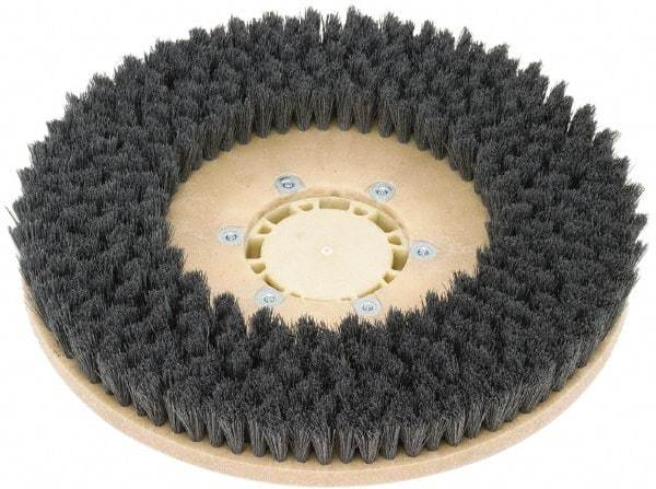 Clarke - 26" Diam Scrubbing Brush - 26" Machine, Black Pad, Polypropylene - Eagle Tool & Supply