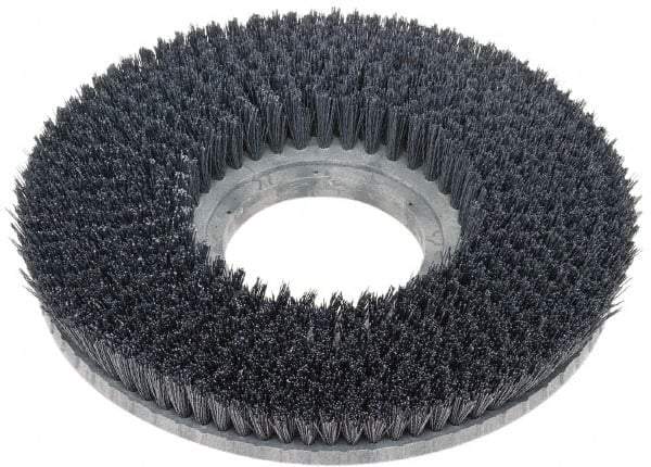 Clarke - 14" Diam Scrubbing Brush - 14" Machine, Black Pad, Polypropylene - Eagle Tool & Supply