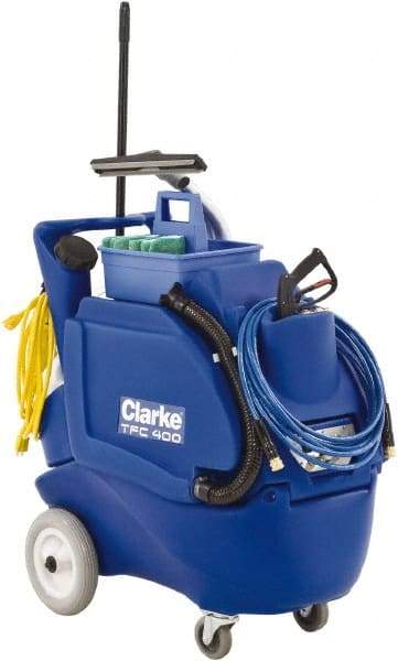 Clarke - 12" Cleaning Width, Electric Multi Purpose Floor Machine - 81" Water Lift, 20 Gal Tank Capacity - Eagle Tool & Supply