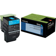 Lexmark - Cyan Toner Cartridge - Use with Lexmark CS310dn, CS310n, CS410n - Eagle Tool & Supply