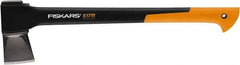 Fiskars - 3 Lb Head Michigan-Style Axe - 27" OAL, Nylon/Fiberglass Composite Comfort Grip Handle - Eagle Tool & Supply