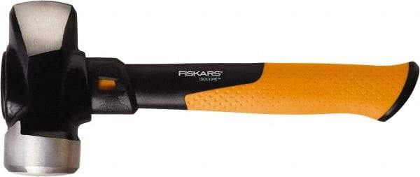 Fiskars - 3 Lb Head, 11" Long Sledge Hammer - Steel Head, Steel Handle with Grip - Eagle Tool & Supply