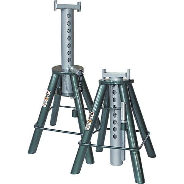 Safeguard - 20,000 Lb Capacity Jack Stand - 28-15/16 to 47-3/4" High - Eagle Tool & Supply