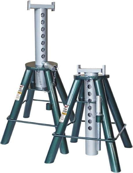 Safeguard - 20,000 Lb Capacity Jack Stand - 18-15/16 to 30-1/2" High - Eagle Tool & Supply