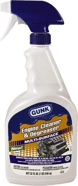 Gunk - Proprietary Formula Engine Cleaner/Degreaser - 32 oz Spray Bottle - Eagle Tool & Supply