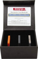 SPI - 20 HSD to 90 HSD Hardness, Shore D Scale, Calibration Test Block Kit - 3 Piece - Eagle Tool & Supply