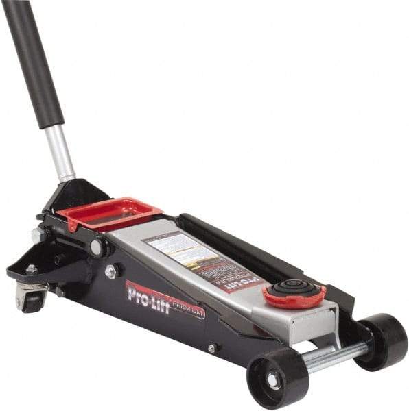 Omega Lift Equipment - 3.5 Ton Capacity Service Floor Jack - 5-1/8 to 21-1/2" High - Eagle Tool & Supply