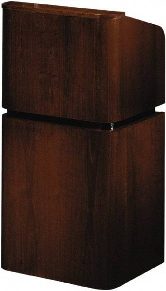 Oklahoma Sound - Wood Full Floor Lectern - 20-1/2" Deep x 24" Wide x 48" High - Eagle Tool & Supply