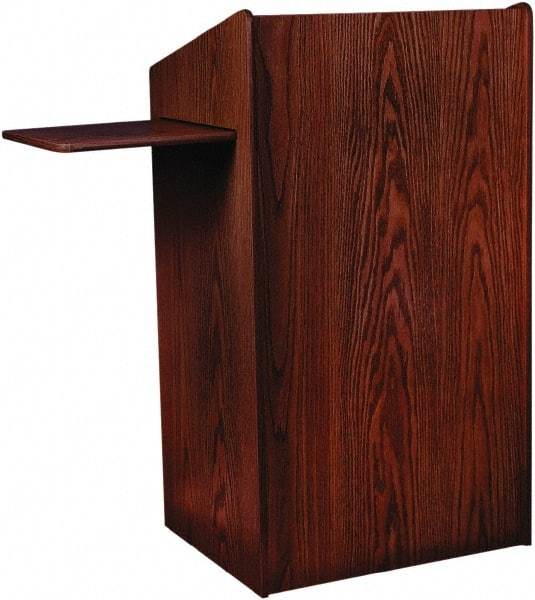 Oklahoma Sound - Wood Full Floor Lectern - 20" Deep x 25" Wide x 46" High - Eagle Tool & Supply