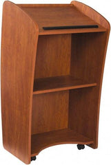 Oklahoma Sound - Wood Full Floor Lectern - 21" Deep x 24" Wide x 46" High - Eagle Tool & Supply