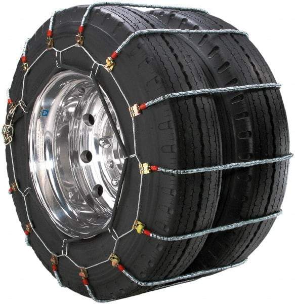 Peerless Chain - Dual Axle Tire Chains - For Use with 8.25-20, 9-22.5, 235/80-22.5, 245/80-22.5, 255/70-22.5, 255/75-22.5 - Eagle Tool & Supply