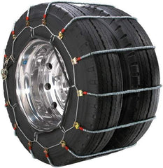 Peerless Chain - Dual Axle Tire Chains - For Use with 275/75-22.5, 275/80-22.5, 285/70-24.5, 285/75-22.5, 295/70-22.5, 295/75-22.5 - Eagle Tool & Supply