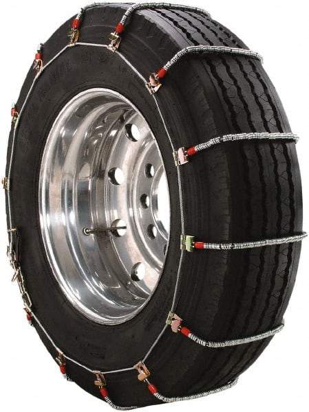 Peerless Chain - Single Axle Tire Chains - For Use with 275/75-22.5, 275/80-22.5, 285/70-24.5, 285/75-22.5, 295/70-22.5, 295/75-22.5 - Eagle Tool & Supply