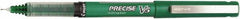 Pilot - Precision Point Roller Ball Pen - Green - Eagle Tool & Supply