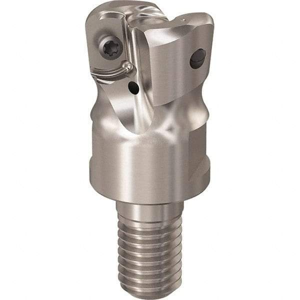 Seco - R217.21.RE 10mm Threaded Shank Milling Tip Insert Holder & Shank - 1.102362" Projection, 1" Neck Diam, M10 Neck Thread, 20mm Nose Diam, 28mm OAL, Tool Steel Tool Holder - Eagle Tool & Supply