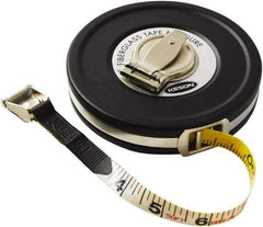 Keson - 50' x 1/2" Tape Measure - 1/8, 1/10 & 1/100" Graduation - Eagle Tool & Supply