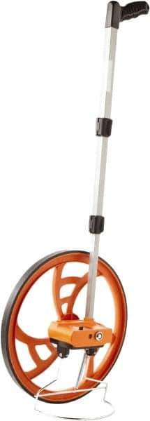 Keson - 99,999' Counter Limit, 4' OAL, Measuring Wheel - 2" Accuracy per 100", Measures in Feet & Tenths - Eagle Tool & Supply