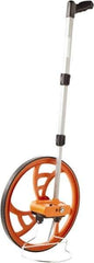 Keson - 99,999' Counter Limit, 4' OAL, Measuring Wheel - 2" Accuracy per 100", Measures in Feet & Tenths - Eagle Tool & Supply