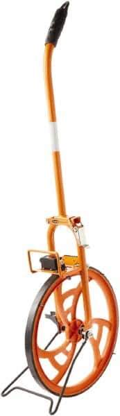 Keson - 99,999' Counter Limit, 4' OAL, Measuring Wheel - 2" Accuracy per 100", Measures in Feet - Eagle Tool & Supply