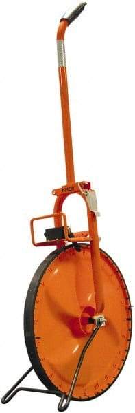 Keson - 99,999' Counter Limit, 4' OAL, Measuring Wheel - 2" Accuracy per 100", Measures in Feet - Eagle Tool & Supply