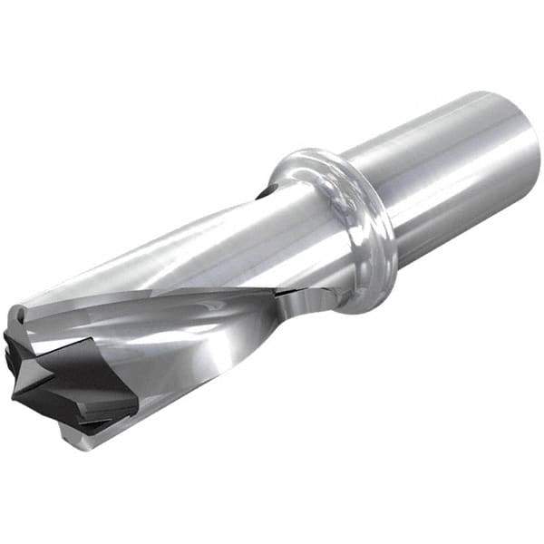 Iscar - 1.299 to 1.335" Diam, 1.5xD, 1.95" Max Drill Depth, 1-1/4" Shank Diam, 5.8" OAL, Replaceable Tip Drill - HFP-IQ Insert, 33 Seat Size, DFN Toolholder, Series ChamIOdrill - Eagle Tool & Supply