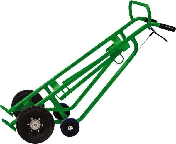 Valley Craft - 1,000 Lb Load Capacity, 30 & 55 Gal Drum Hand Truck - For 30 Gal & 55 Gal Drums - Eagle Tool & Supply