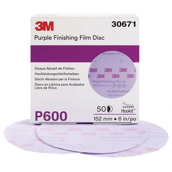 3M - Hook & Loop Discs Abrasive Type: Film Disc Disc Diameter (Inch): 6 - Eagle Tool & Supply
