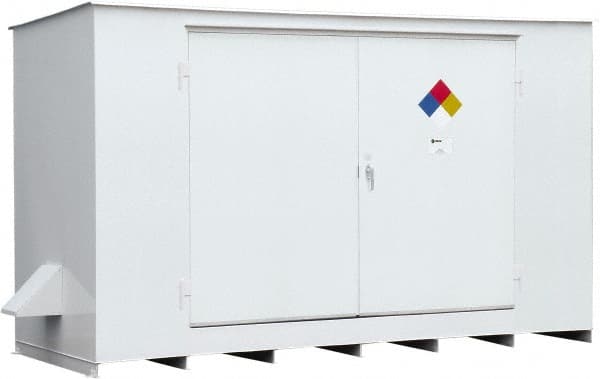 Enpac - Outdoor Safety Storage Buildings Number of Drums: 12 Fire Rated: Yes - Eagle Tool & Supply