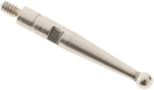 SPI - 2mm Ball Diam, Steel, Ball Test Indicator Contact Point - Use with Peacock Test Indicators - Eagle Tool & Supply