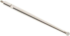 SPI - 2mm Ball Diam, Carbide, Ball Test Indicator Contact Point - 1.437" Contact Point Length, Use with Tesa Test Indicators - Eagle Tool & Supply
