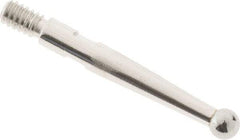 SPI - 2mm Ball Diam, Steel, Ball Test Indicator Contact Point - Use with Starrett Test Indicators - Eagle Tool & Supply