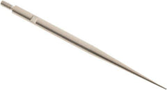 SPI - 0.4mm Ball Diam, Carbide, Ball Test Indicator Contact Point - 1-3/4" Contact Point Length, Use with Interapid Test Indicators - Eagle Tool & Supply