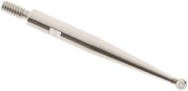 SPI - 1.5mm Ball Diam, Carbide, Ball Test Indicator Contact Point - 0.812" Contact Point Length, Use with Interapid Test Indicators - Eagle Tool & Supply