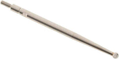 SPI - 2mm Ball Diam, Carbide, Ball Test Indicator Contact Point - 1.45" Contact Point Length, Use with Interapid Test Indicators - Eagle Tool & Supply