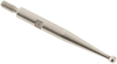 SPI - 1.5mm Ball Diam, Steel, Ball Test Indicator Contact Point - 0.812" Contact Point Length, Use with Interapid Test Indicators - Eagle Tool & Supply
