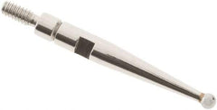 SPI - 1.5mm Ball Diam, Carbide, Ball Test Indicator Contact Point - 0.688" Contact Point Length, Use with Interapid Test Indicators - Eagle Tool & Supply