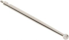 SPI - 3mm Ball Diam, Carbide, Ball Test Indicator Contact Point - 0.497" Contact Point Length, Use with Brown & Sharpe Test Indicators - Eagle Tool & Supply