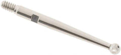 SPI - 2mm Ball Diam, Carbide, Ball Test Indicator Contact Point - Use with Starrett Test Indicators - Eagle Tool & Supply