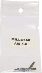 Millstar - Torx Insert Screw for Indexable Milling Cutters & Modular Heads - M12 Thread, Industry Std AIS-1-6, For Use with End Mills & Milling Heads - Eagle Tool & Supply