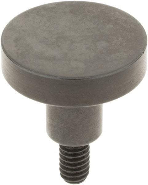 SPI - #4-48, 1/2" Ball Diam, Steel Flat Contact Point - 3/8" Contact Point Length, Use with Dial Indicators - Eagle Tool & Supply