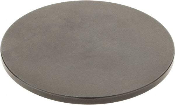 SPI - #4-48, 2-1/2" Ball Diam, Black Oxide Steel Flat Button Contact Point - 1/4" Contact Point Length, Use with Dial Indicators - Eagle Tool & Supply